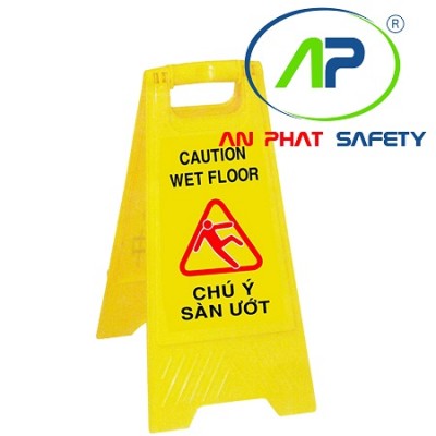 Biển cảnh báo chú ý sàn ướt 